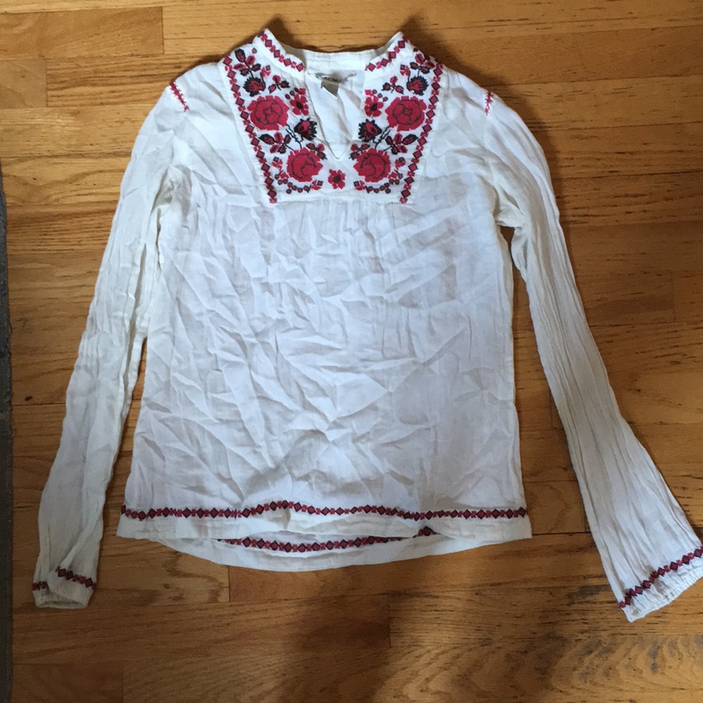 Lucky Brand peasant shirt